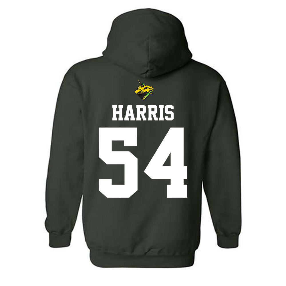 USF - NCAA Football : Caleb Harris - Flashback Friday Shersey Hooded Sweatshirt-1
