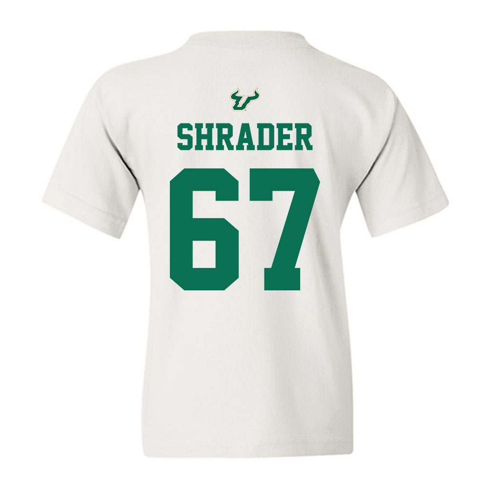 USF - NCAA Football : Thomas Shrader - Homecoming Shersey Youth T-Shirt-1