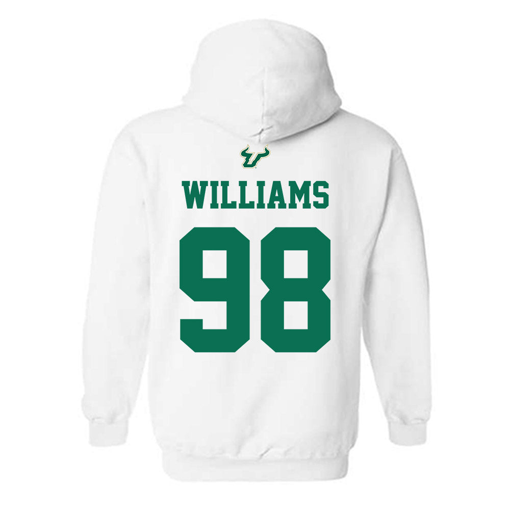 USF - NCAA Football : Marcus Williams - Homecoming Shersey Hooded Sweatshirt-1