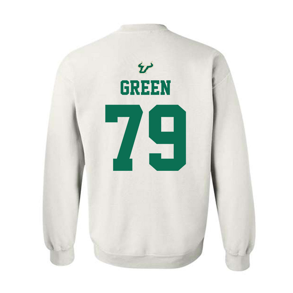 USF - NCAA Football : Ethan Green - Homecoming Shersey Crewneck Sweatshirt-1