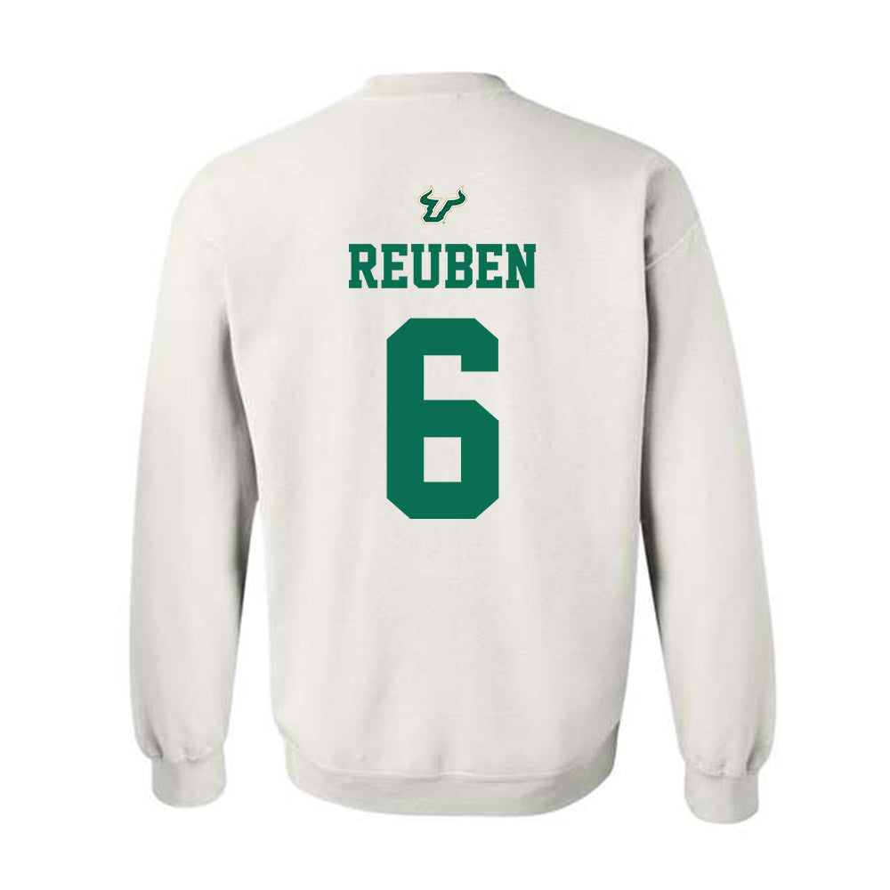 USF - NCAA Football : Mudia Reuben - Homecoming Shersey Crewneck Sweatshirt-1