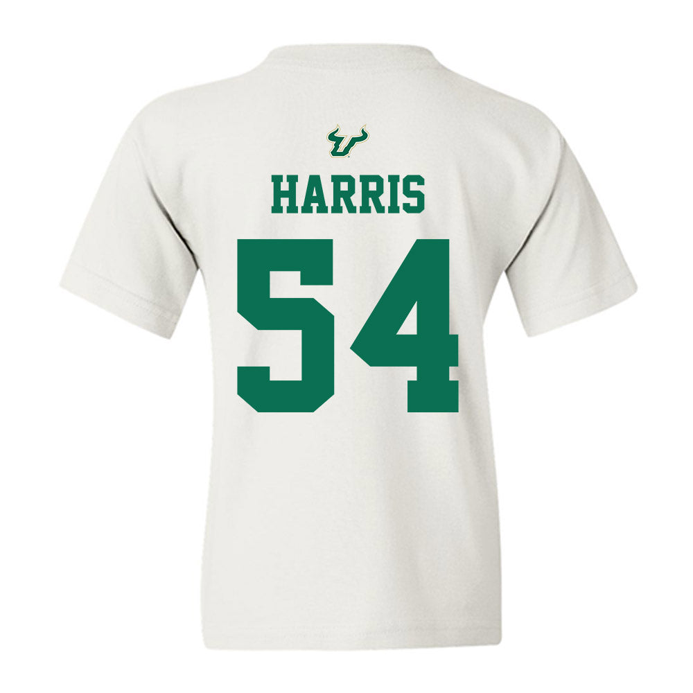 USF - NCAA Football : Caleb Harris - Homecoming Shersey Youth T-Shirt-1