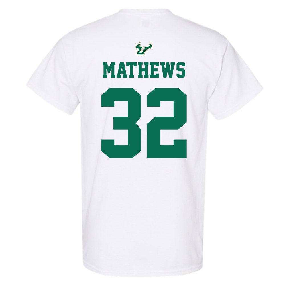 USF - NCAA Football : Connor Mathews - Homecoming Shersey T-Shirt-1