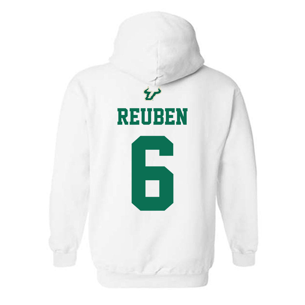 USF - NCAA Football : Mudia Reuben - Homecoming Shersey Hooded Sweatshirt-1