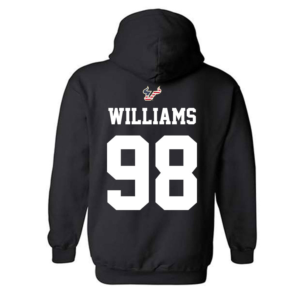 USF - NCAA Football : Marcus Williams - Salute to Service Shersey Hooded Sweatshirt-1