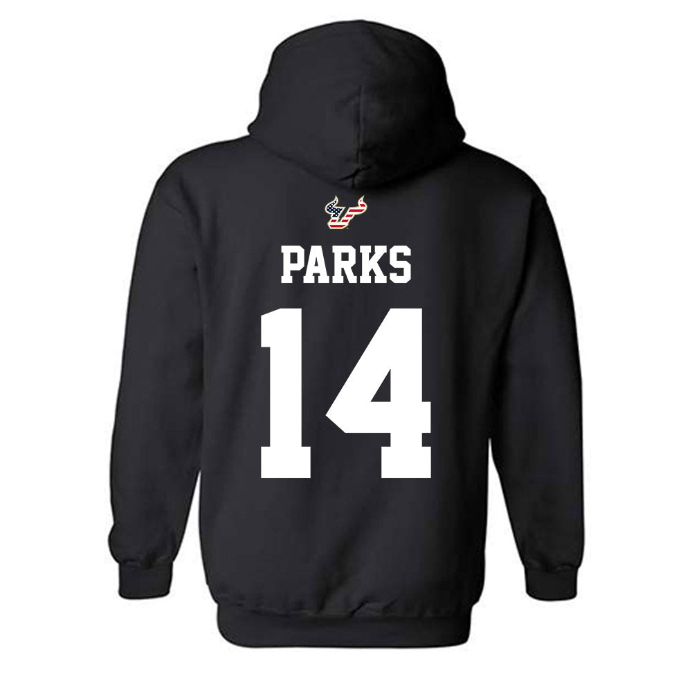 USF - NCAA Football : Arkese Parks - Salute to Service Shersey Hooded Sweatshirt-1