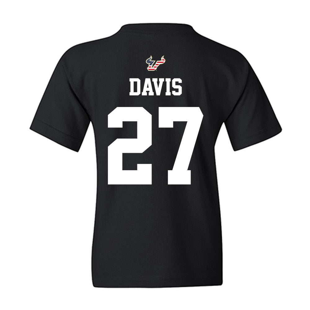 USF - NCAA Football : Jayden Davis - Salute to Service Shersey Youth T-Shirt-1