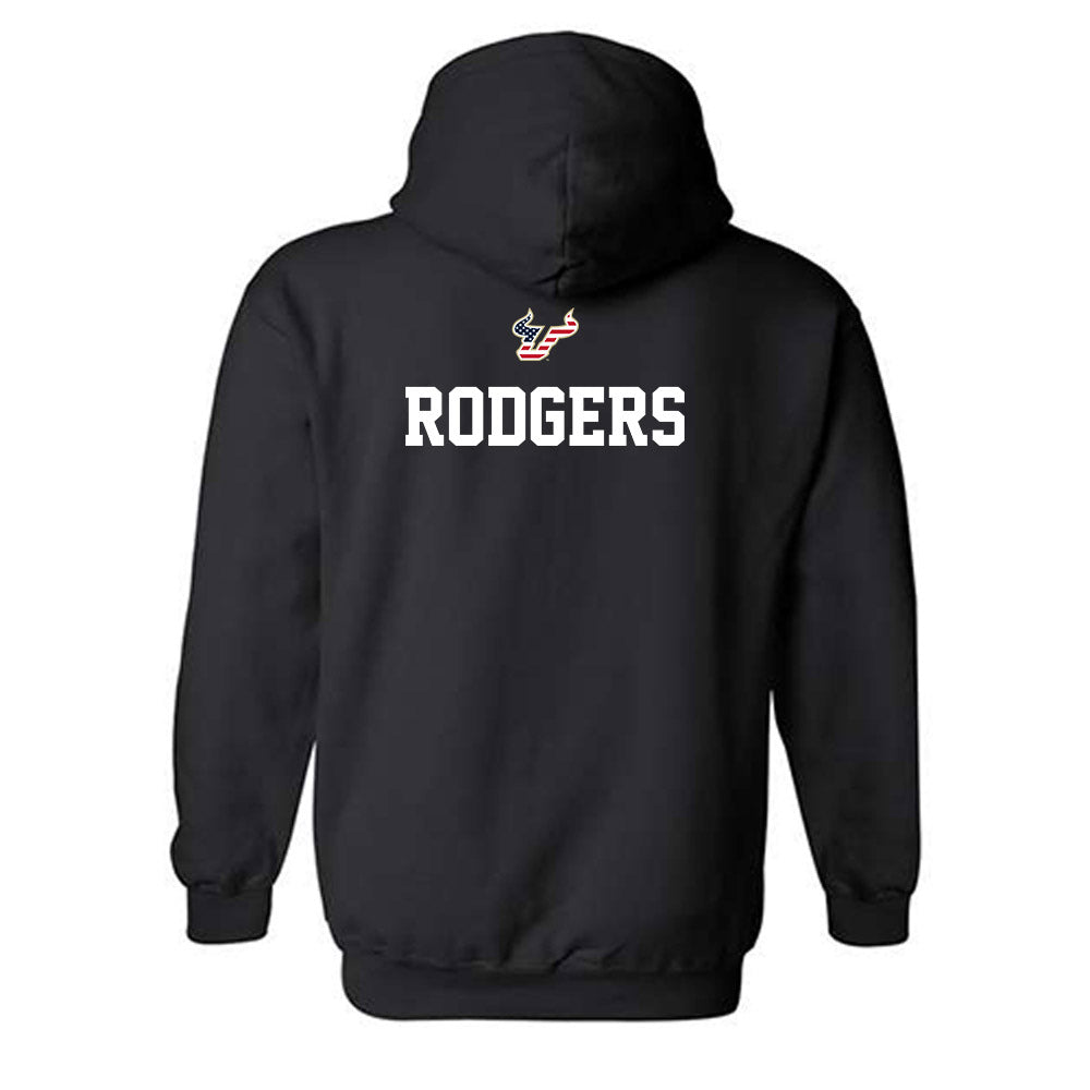 USF - NCAA Football : Bryson Rodgers - Salute to Service Shersey Hooded Sweatshirt-1