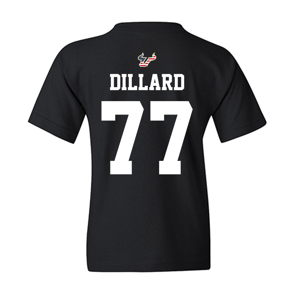 USF - NCAA Football : Major Dillard - Salute to Service Shersey Youth T-Shirt-1