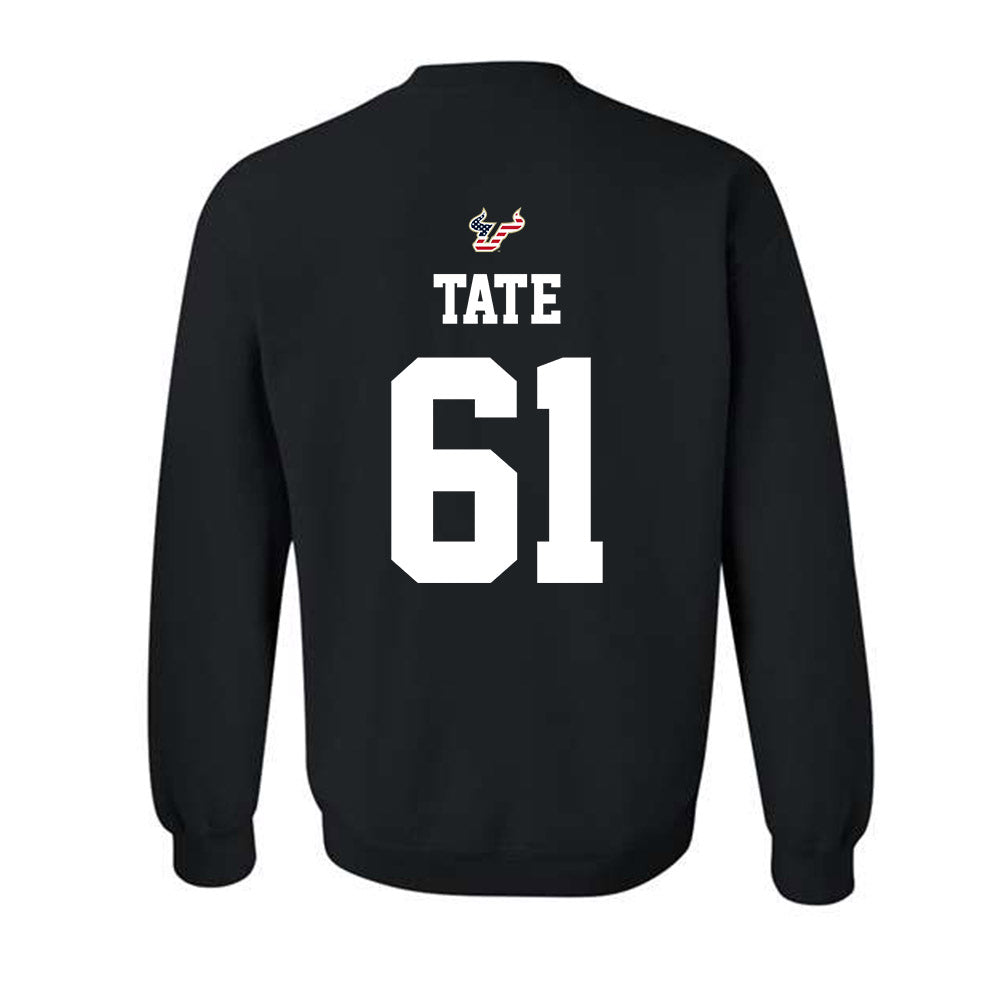 USF - NCAA Football : Julius Tate - Salute to Service Shersey Crewneck Sweatshirt-1