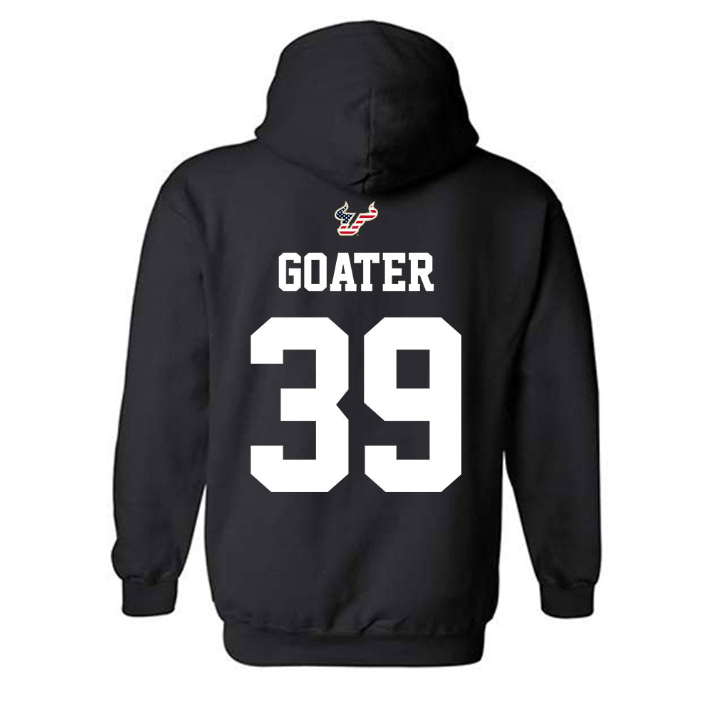 USF - NCAA Football : Luke Goater - Salute to Service Shersey Hooded Sweatshirt-1