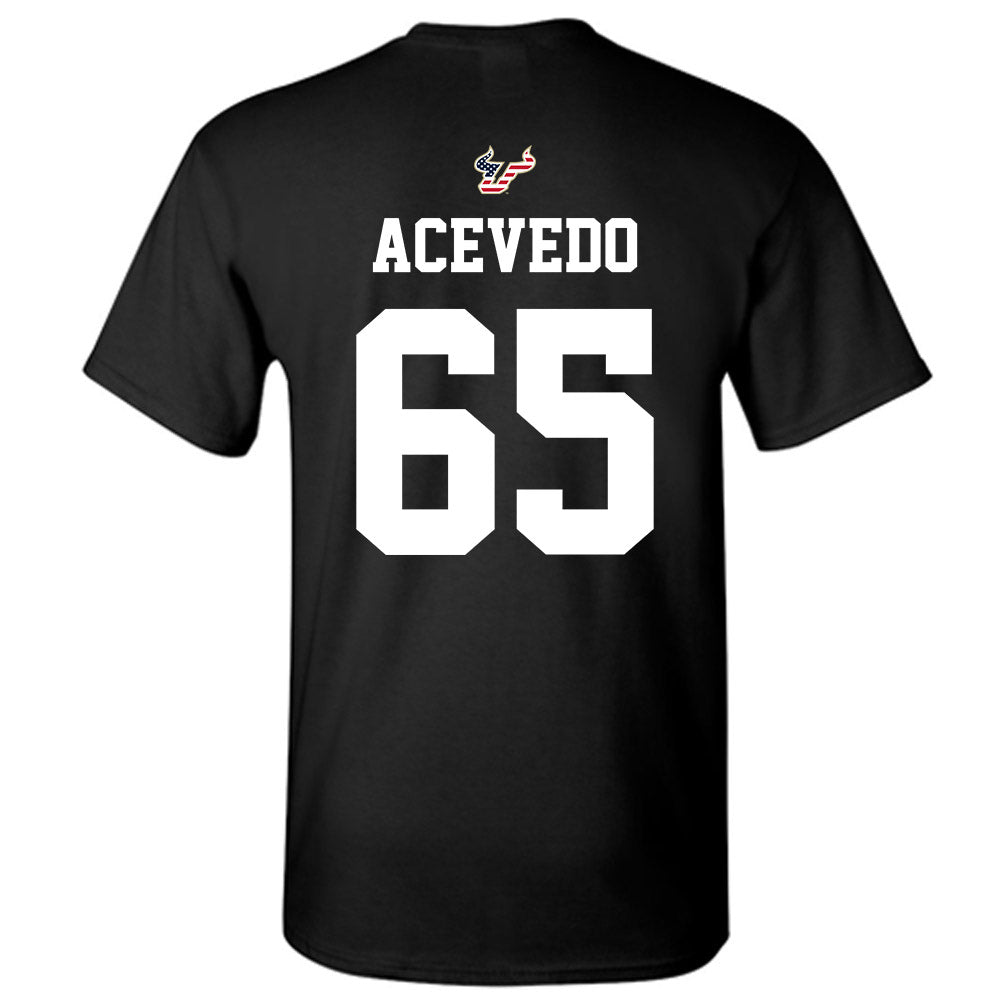 USF - NCAA Football : Jaylin Acevedo - Salute to Service Shersey T-Shirt-1