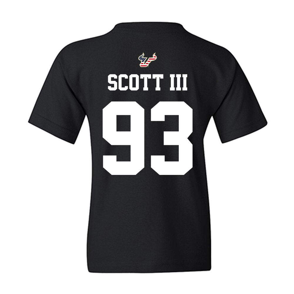 USF - NCAA Football : Richard Scott III - Salute to Service Shersey Youth T-Shirt-1
