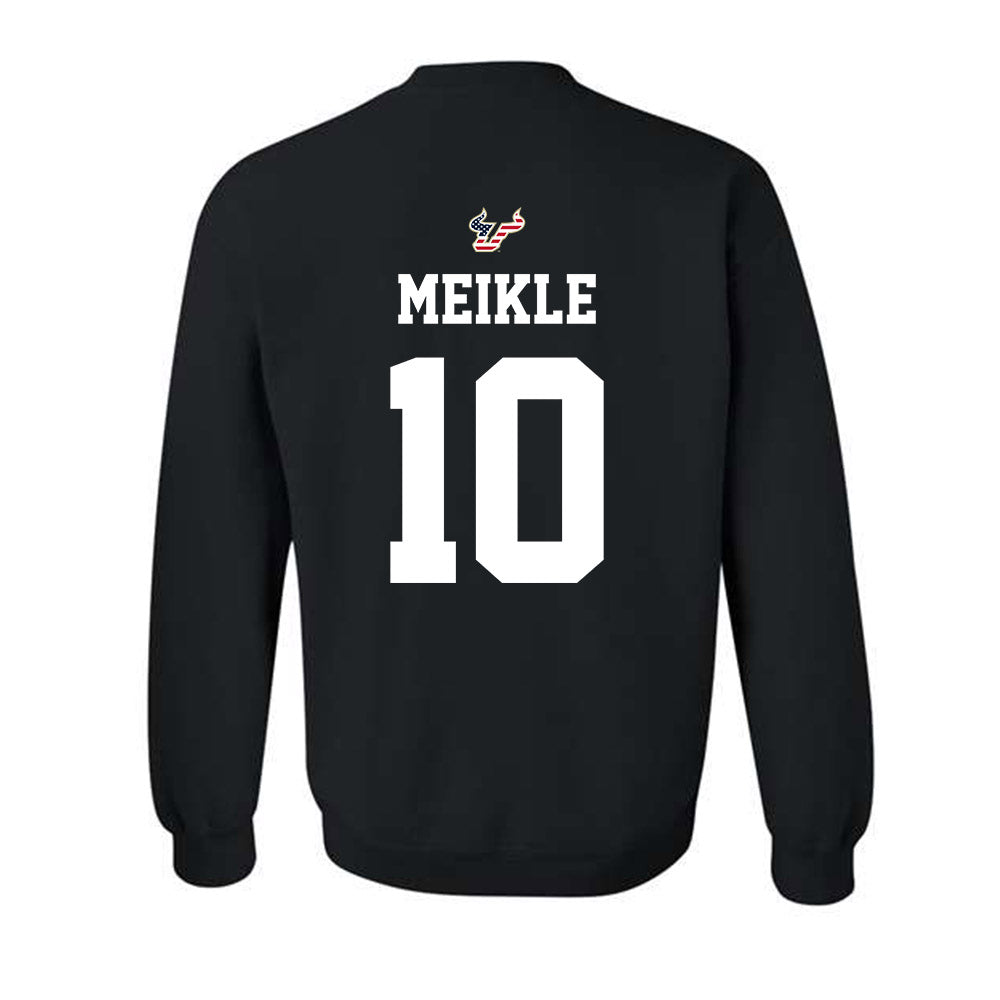 USF - NCAA Football : Shamar Meikle - Salute to Service Shersey Crewneck Sweatshirt-1