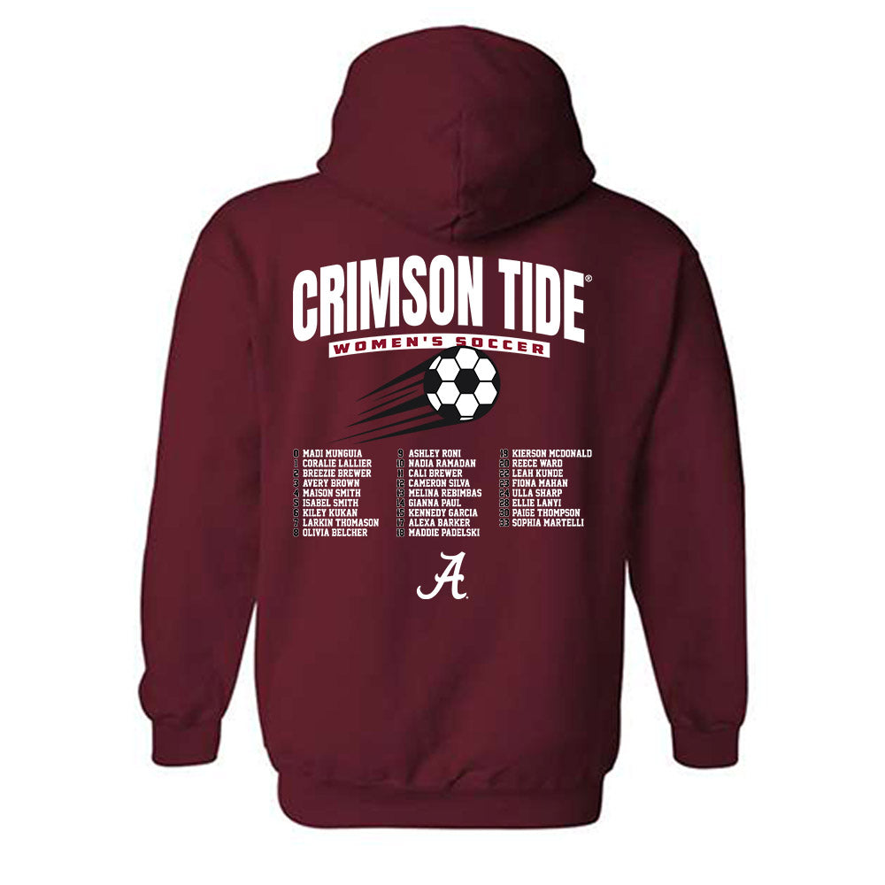 Alabama - NCAA Women's Soccer : - Roster Hooded Sweatshirt-1