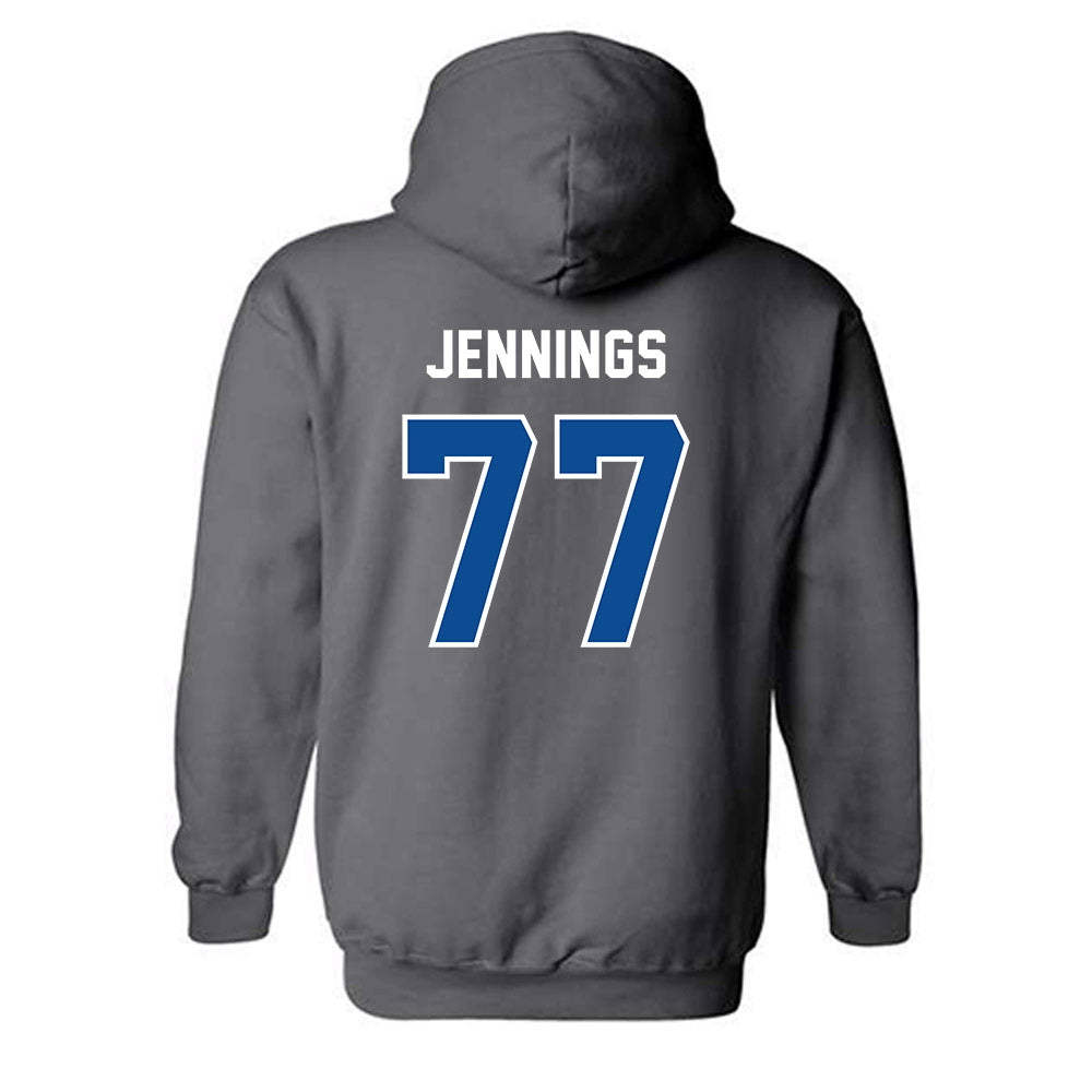 - NCAA Softball : Jessika Jennings - Classic Shersey Hooded Sweatshirt-1