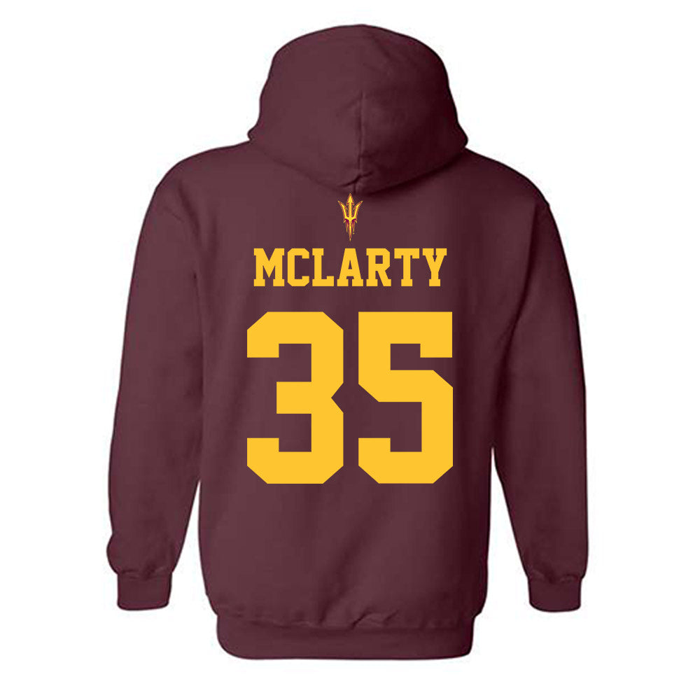 Arizona State - NCAA Football : Nicholas Mclarty - Fashion Shersey Hooded Sweatshirt-1