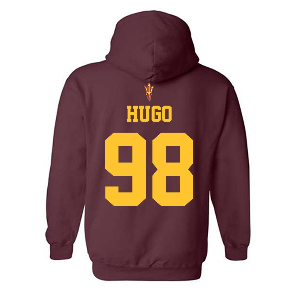 Arizona State - NCAA Football : Julian Hugo - Fashion Shersey Hooded Sweatshirt-1