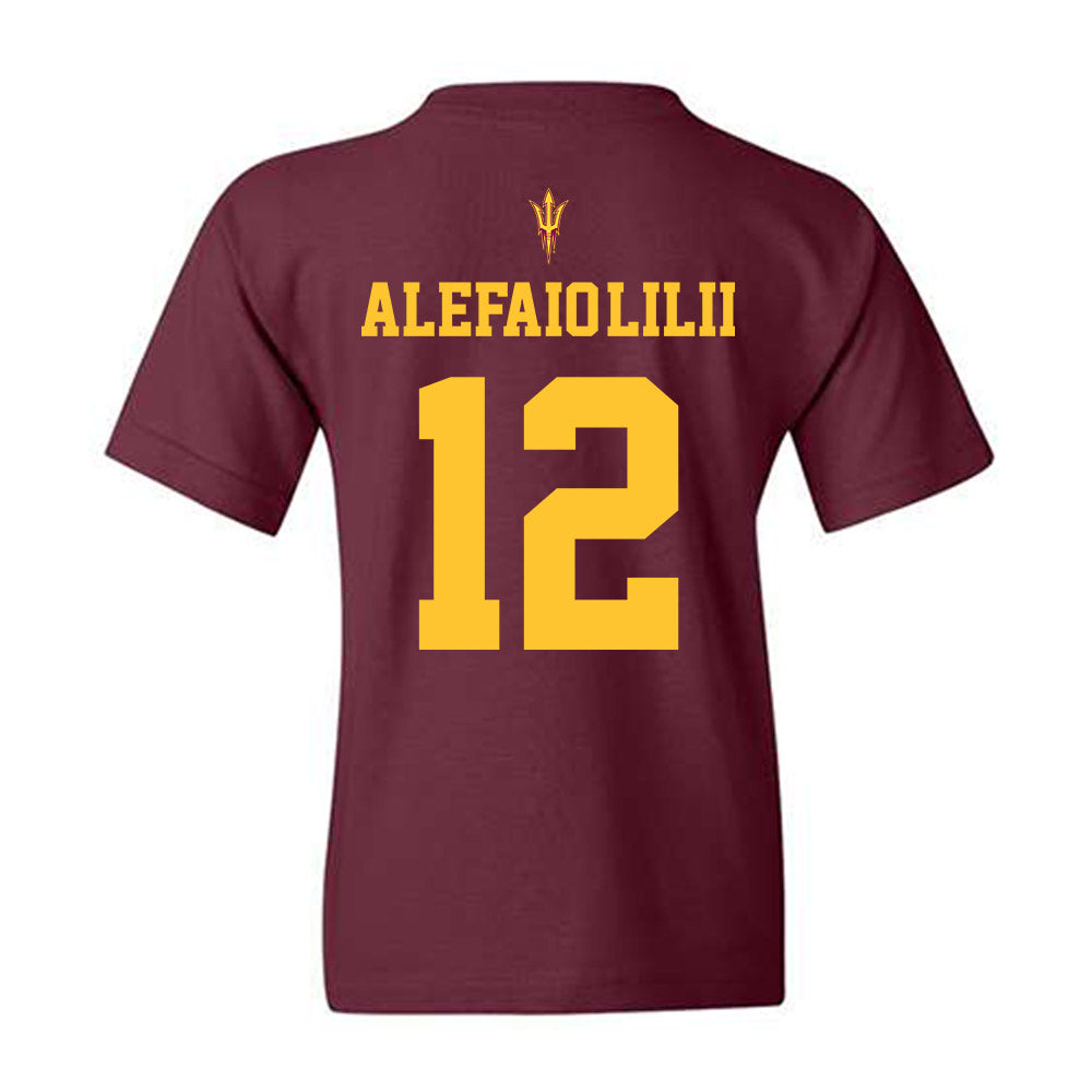 Arizona State - NCAA Football : Benjamin Alefaio-Lilii - Activate The Valley Youth T-Shirt-1