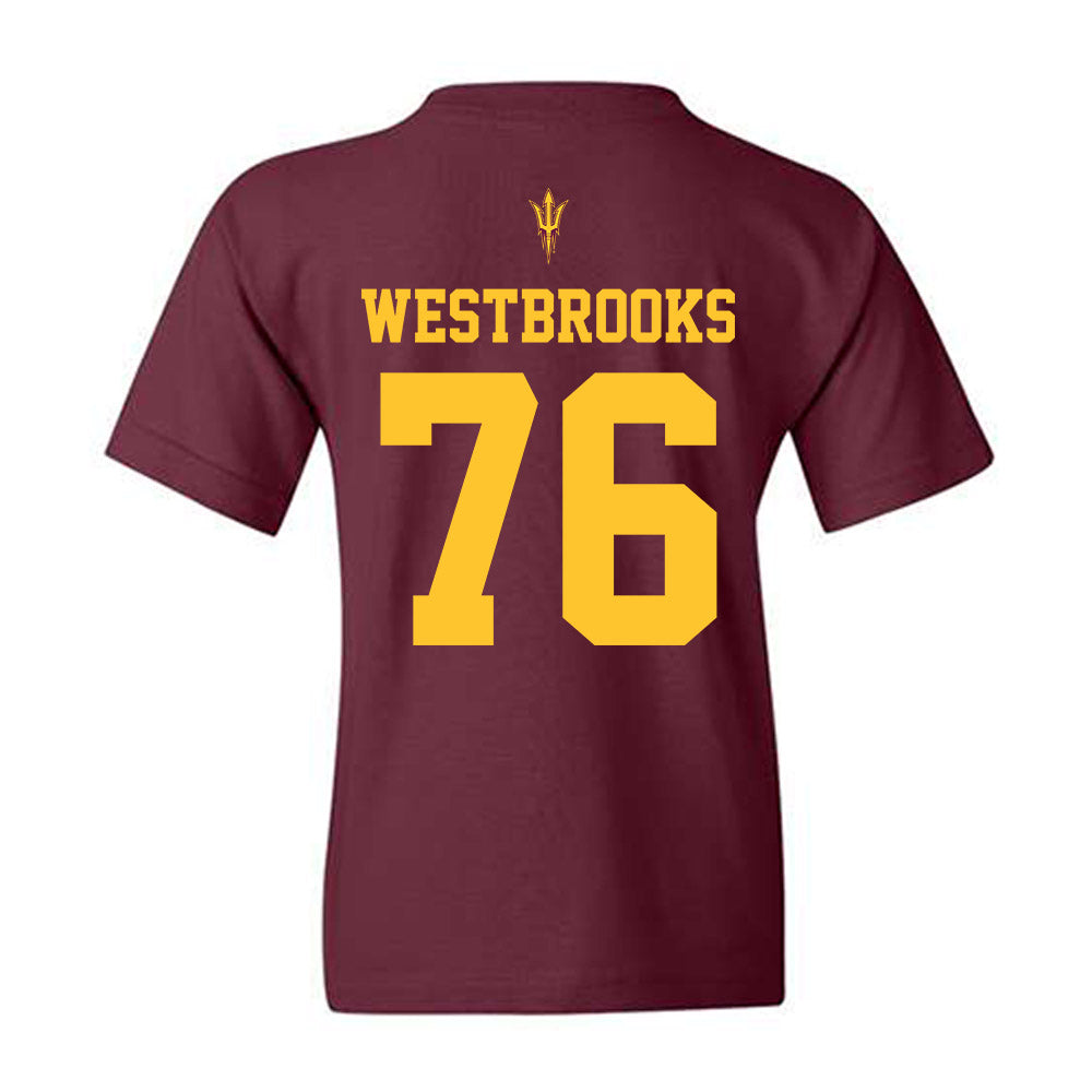 Arizona State - NCAA Football : Champ Westbrooks - Activate The Valley Youth T-Shirt-1
