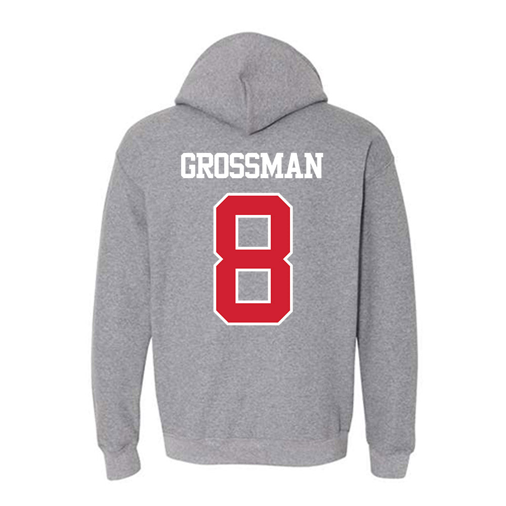 BU - NCAA Men's Soccer : Jack Grossman - Classic Shersey Hooded Sweatshirt-1