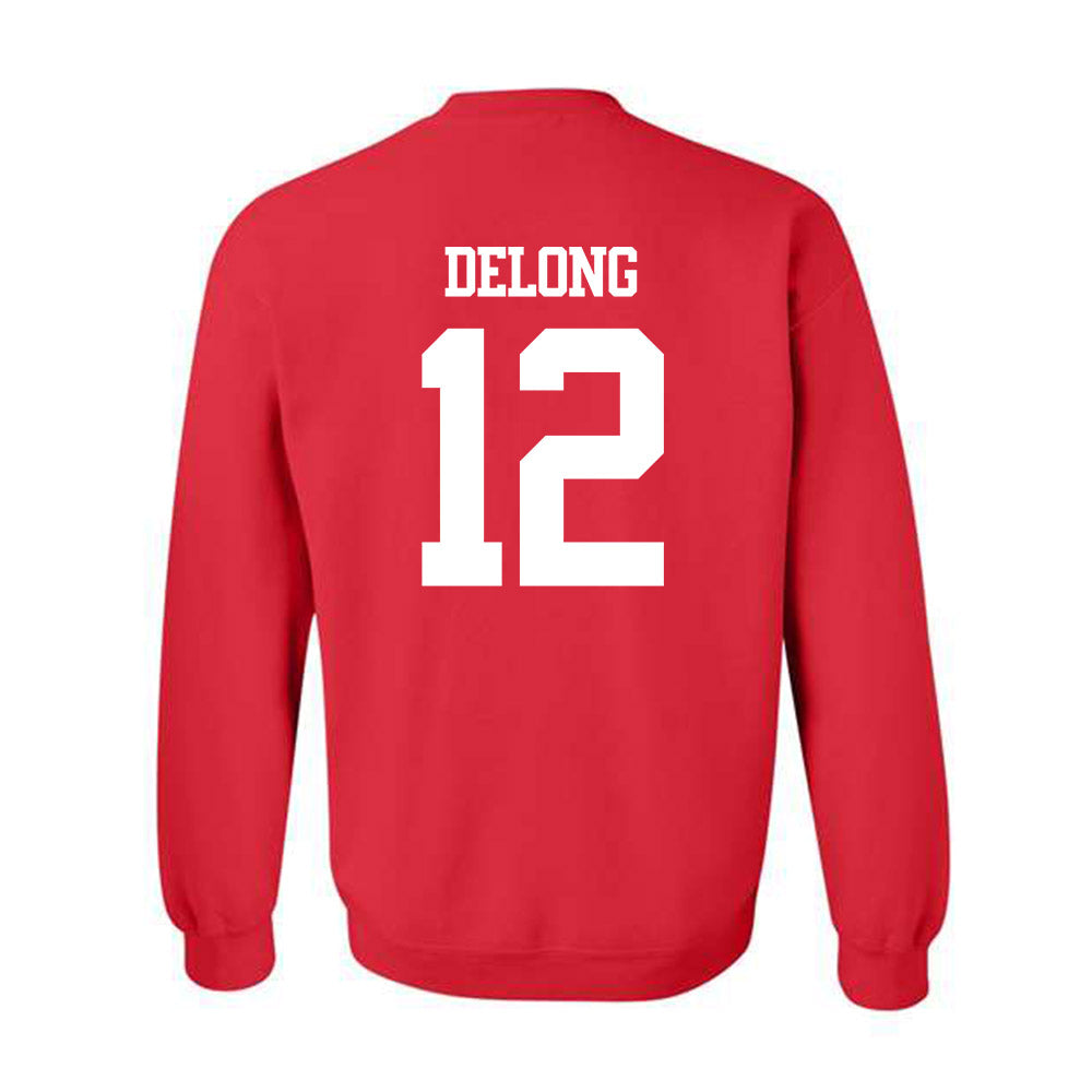 BU - NCAA Softball : Olivia DeLong - Classic Shersey Crewneck Sweatshirt-1