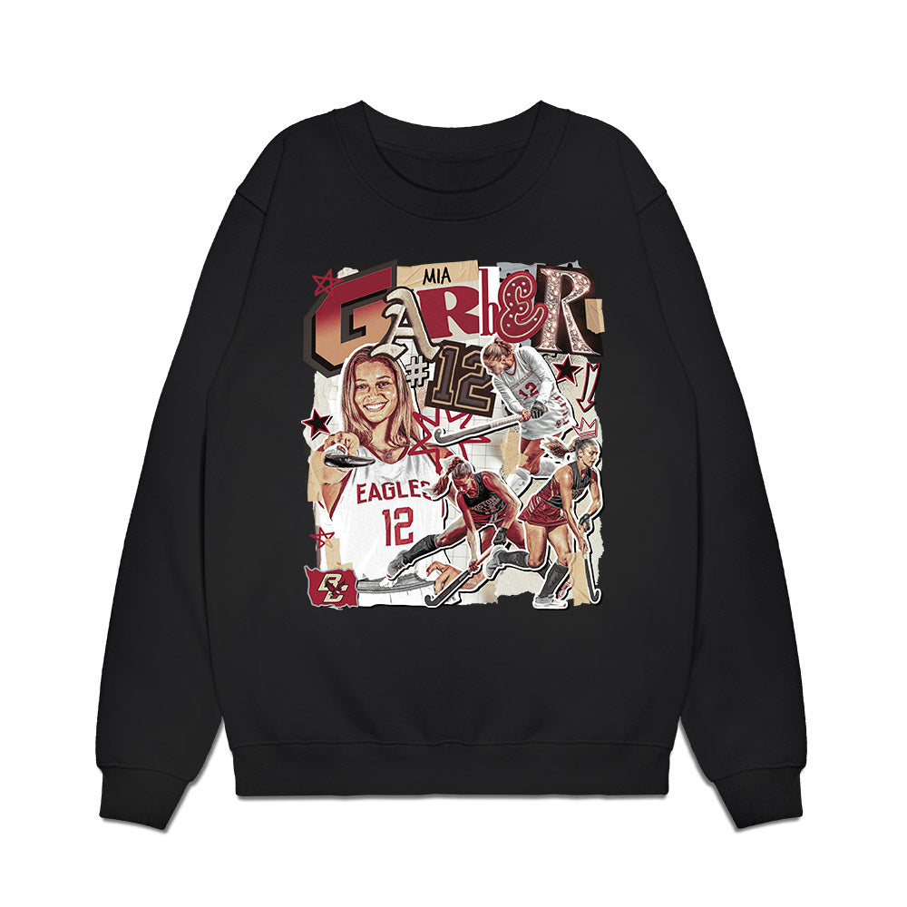 Boston College - NCAA Women's Field Hockey : Mia Garber - Premium Crewneck Sweatshirt-0
