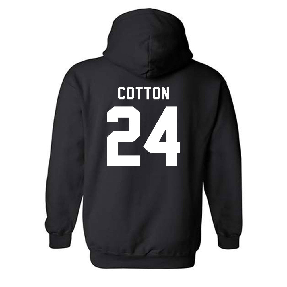 Kansas State - NCAA Women's Basketball : Jenessa Cotton - Classic Shersey Hooded Sweatshirt-1