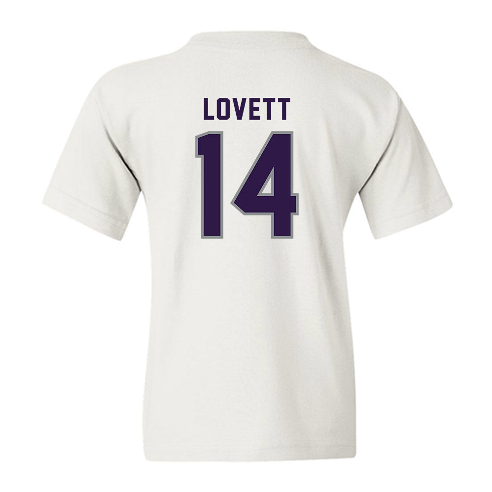 Kansas State - NCAA Football : Maxwell Lovett - Sports Shersey Youth T-Shirt-1