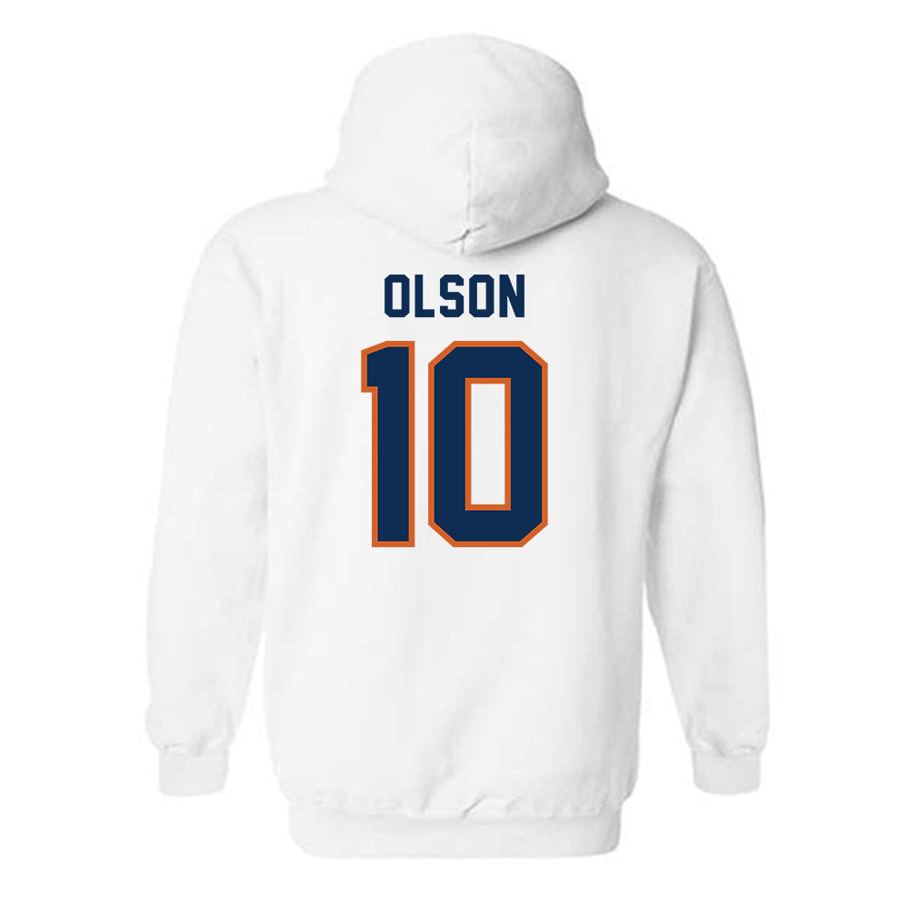Wheaton IL - NCAA Men's Basketball : Reid Olson - Classic Shersey Hooded Sweatshirt-1