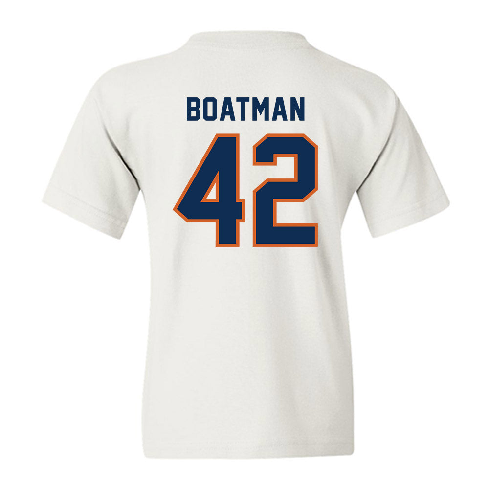Wheaton IL - NCAA Football : Clay Boatman - Classic Shersey Youth T-Shirt-1