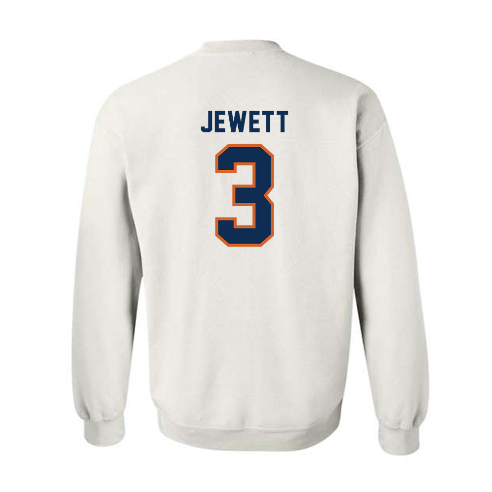 Wheaton IL - NCAA Football : Whit Jewett - Classic Shersey Crewneck Sweatshirt-1
