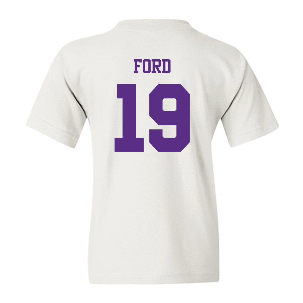TCU - NCAA Football : Jesse Ford - Classic Shersey Youth T-Shirt-1