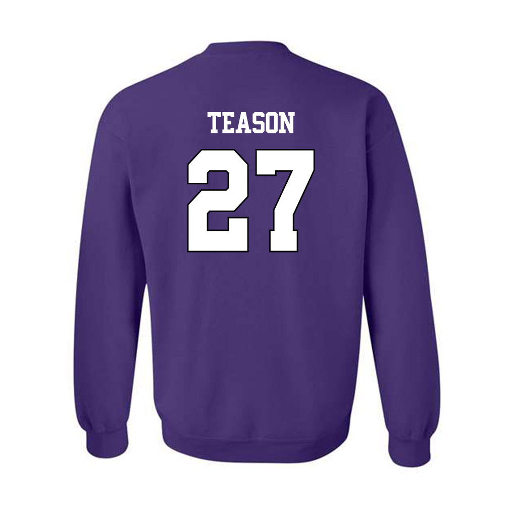 TCU - NCAA Football : Michael Teason - Classic Shersey Crewneck Sweatshirt-1