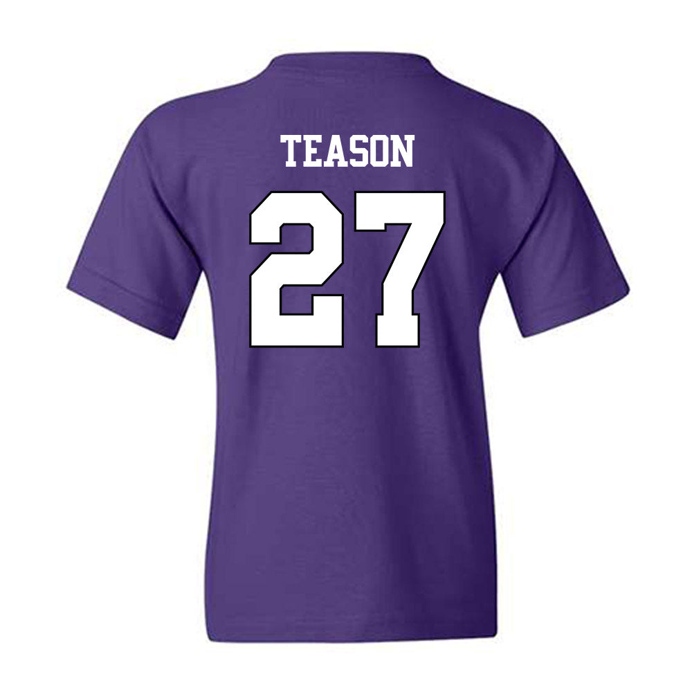 TCU - NCAA Football : Michael Teason - Classic Shersey Youth T-Shirt-1