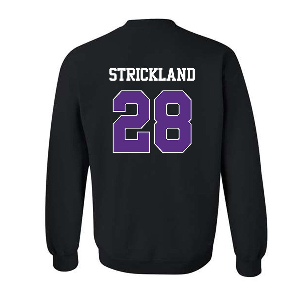 TCU - NCAA Football : Micah Strickland - Classic Shersey Crewneck Sweatshirt-1