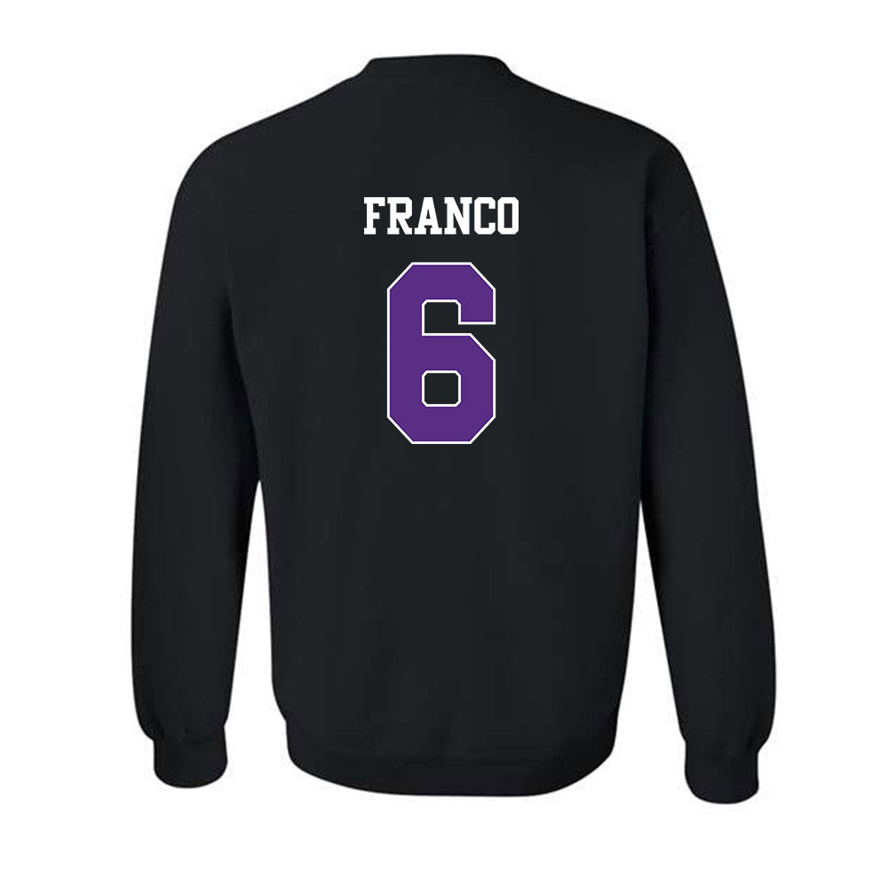TCU - NCAA Baseball : Noah Franco - Classic Shersey Crewneck Sweatshirt-1