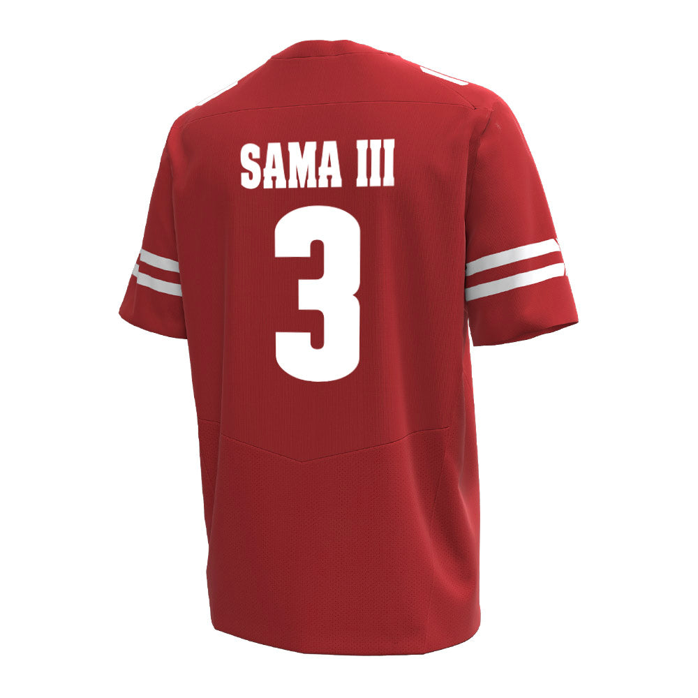 Wisconsin - NCAA Football : Abu Sama III - Under Armour® Football Jersey-1