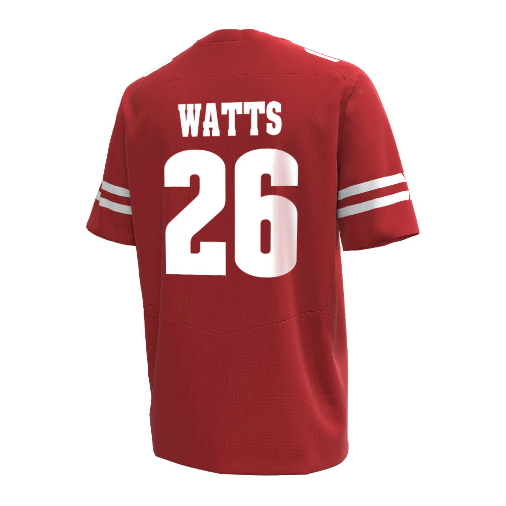Wisconsin - NCAA Football : Kahni Watts - Under Armour® Football Jersey-1