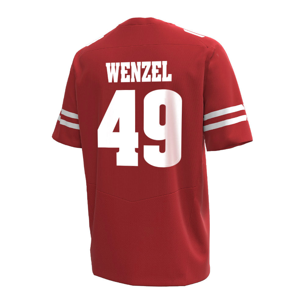 Wisconsin - NCAA Football : Ben Wenzel - Under Armour® Football Jersey-1