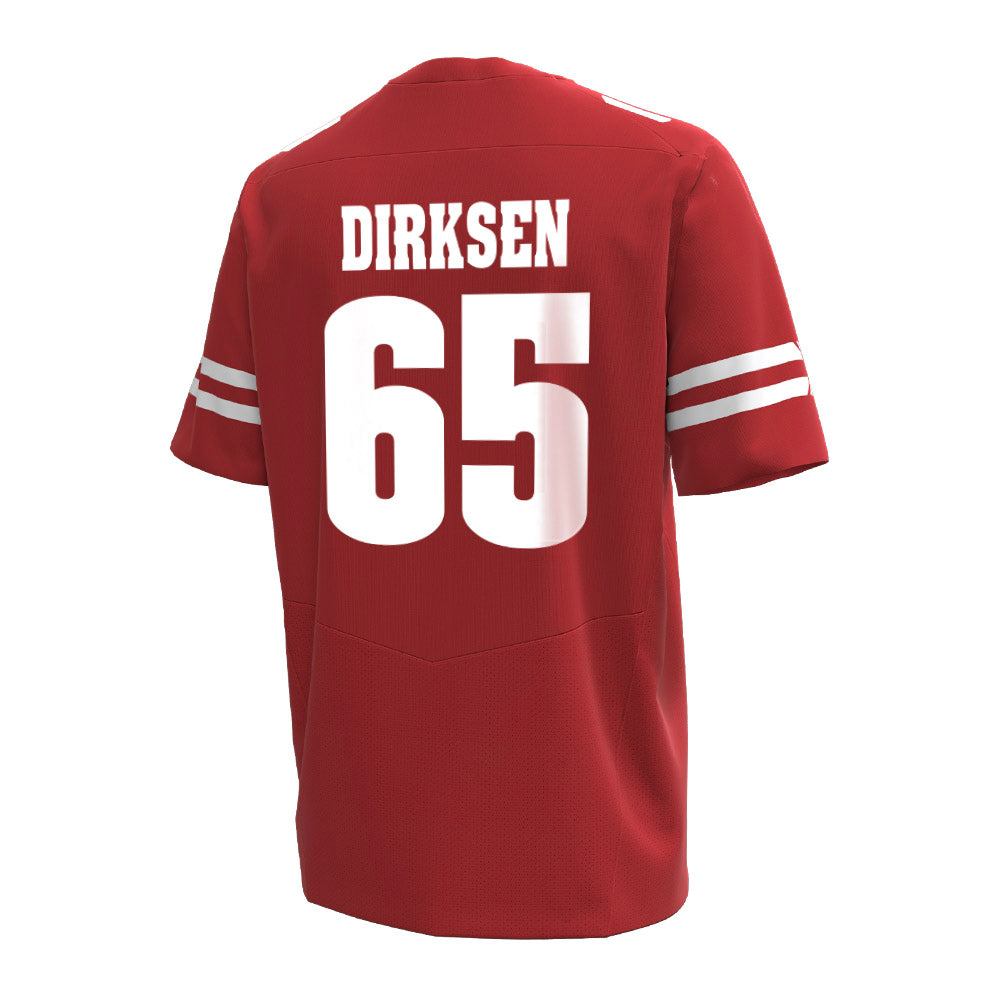 Wisconsin - NCAA Football : Aiden Dirksen - Under Armour® Football Jersey-1