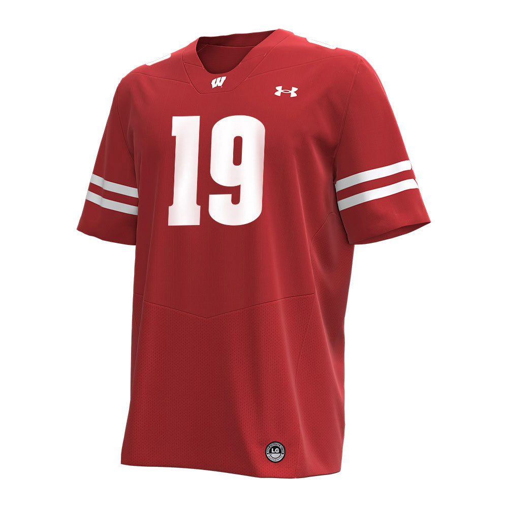 Wisconsin - NCAA Football : Langdon Nordgaard - Under Armour® Football Jersey-0
