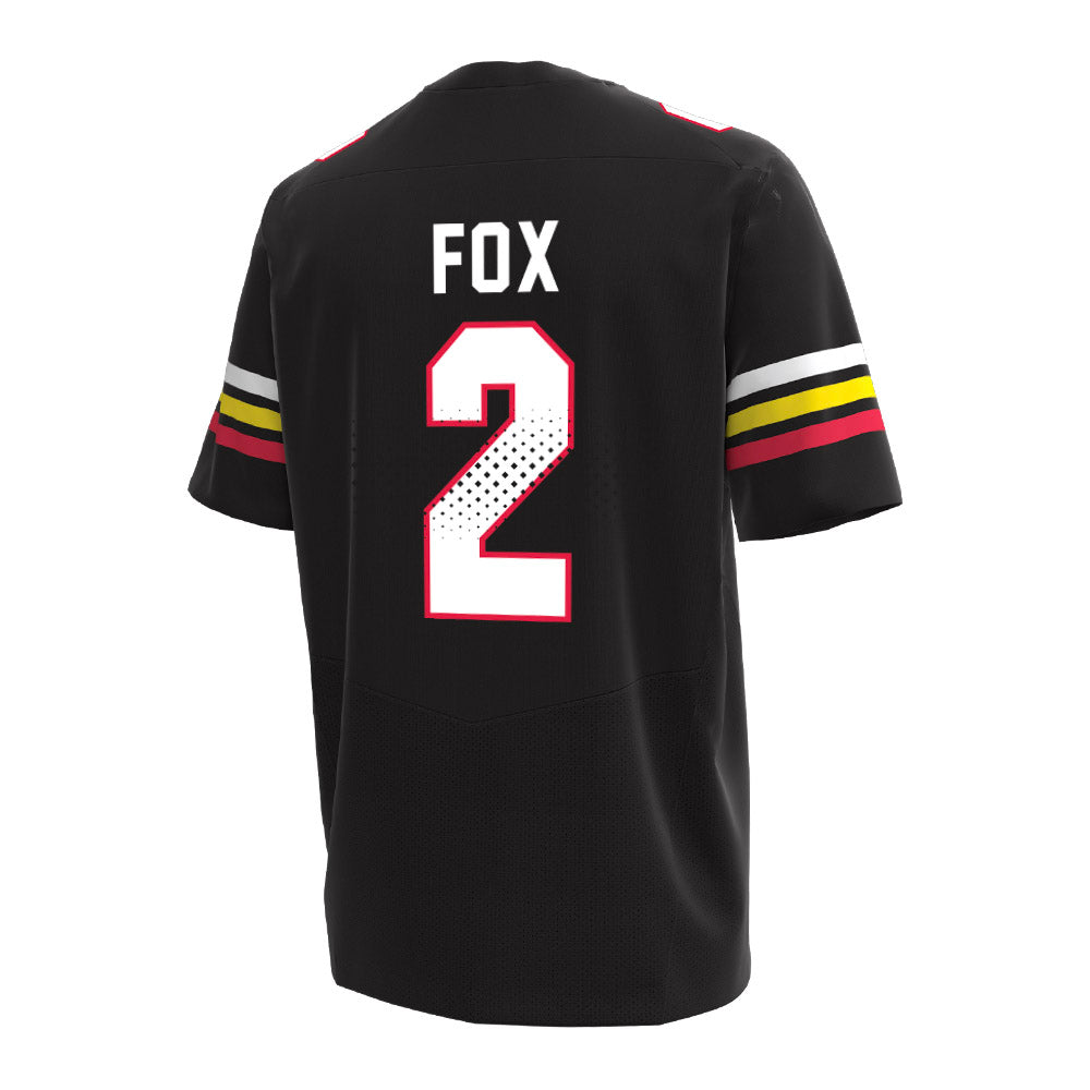 Maryland - NCAA Softball : Caroline Fox - Under Armour® Football Jersey-1