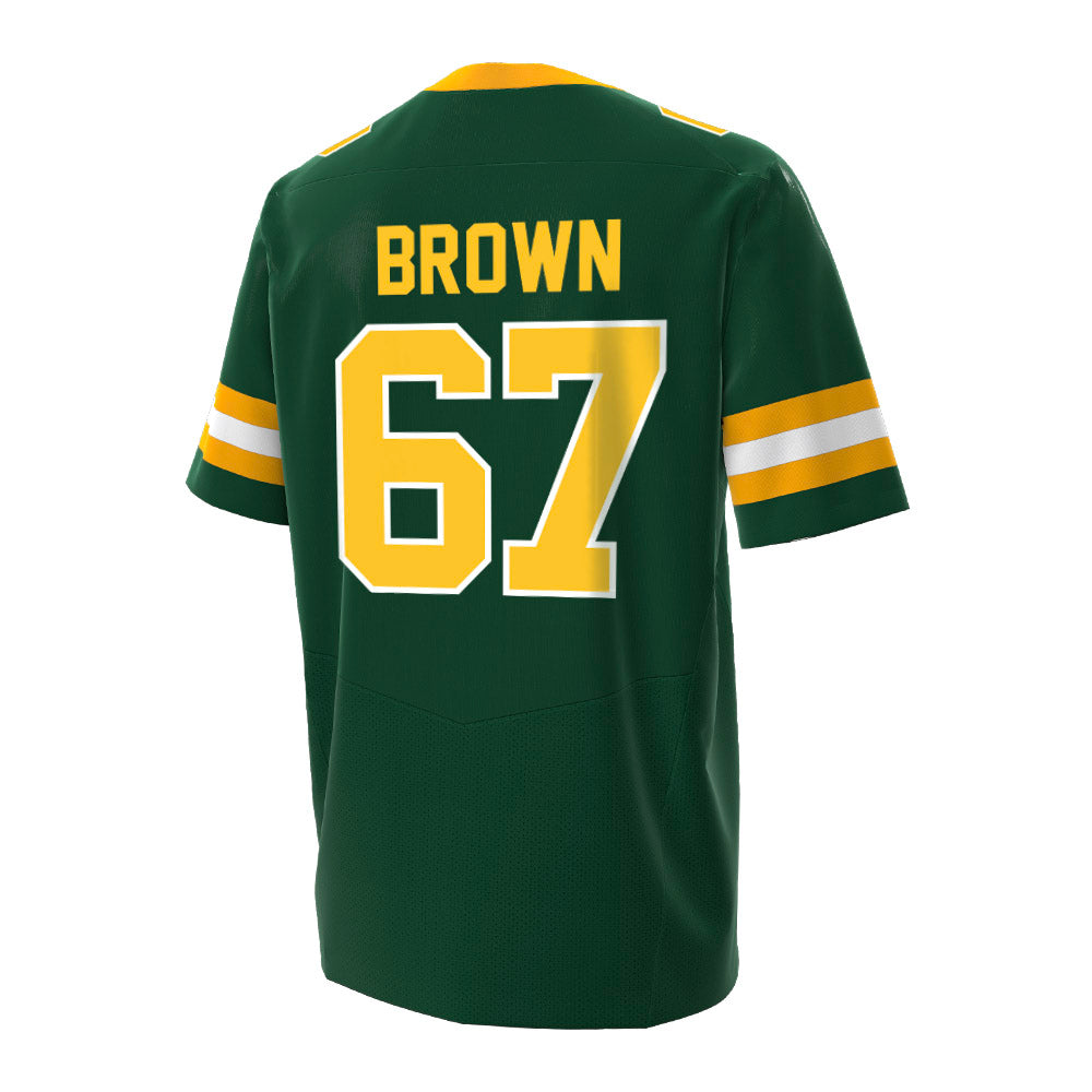 NDSU - NCAA Football : Earl Brown - North Dakota State University Football Jersey-UnderArmour-1