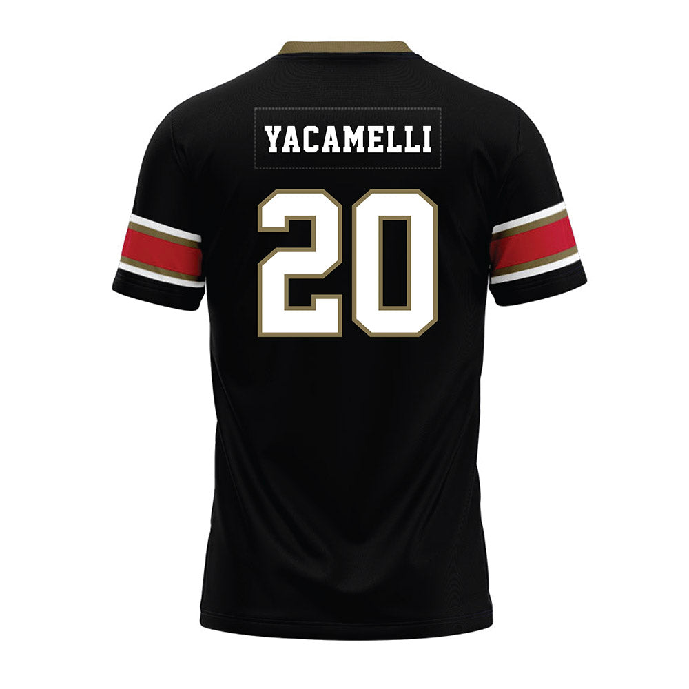 Miami of Ohio - NCAA Football : Cade Yacamelli - Black Premium Football Jersey-1