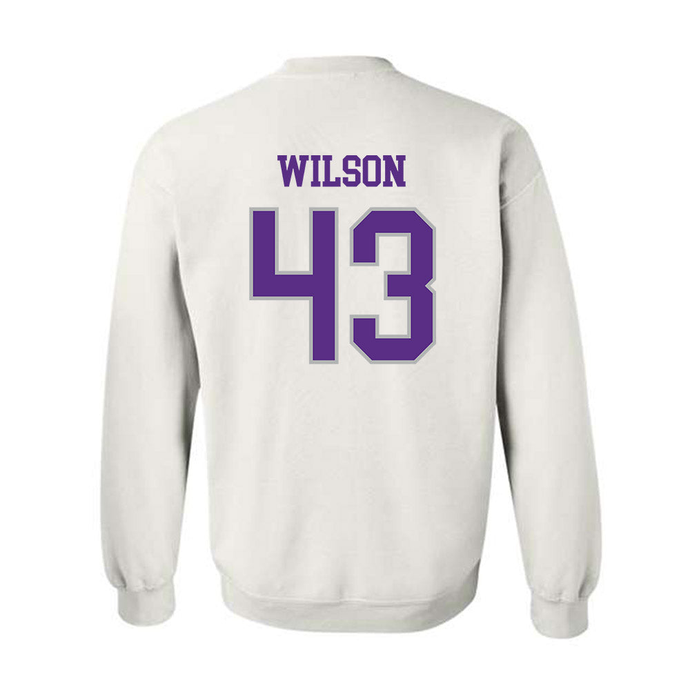 SBU - NCAA Football : Luca Wilson - Classic Shersey Crewneck Sweatshirt-1