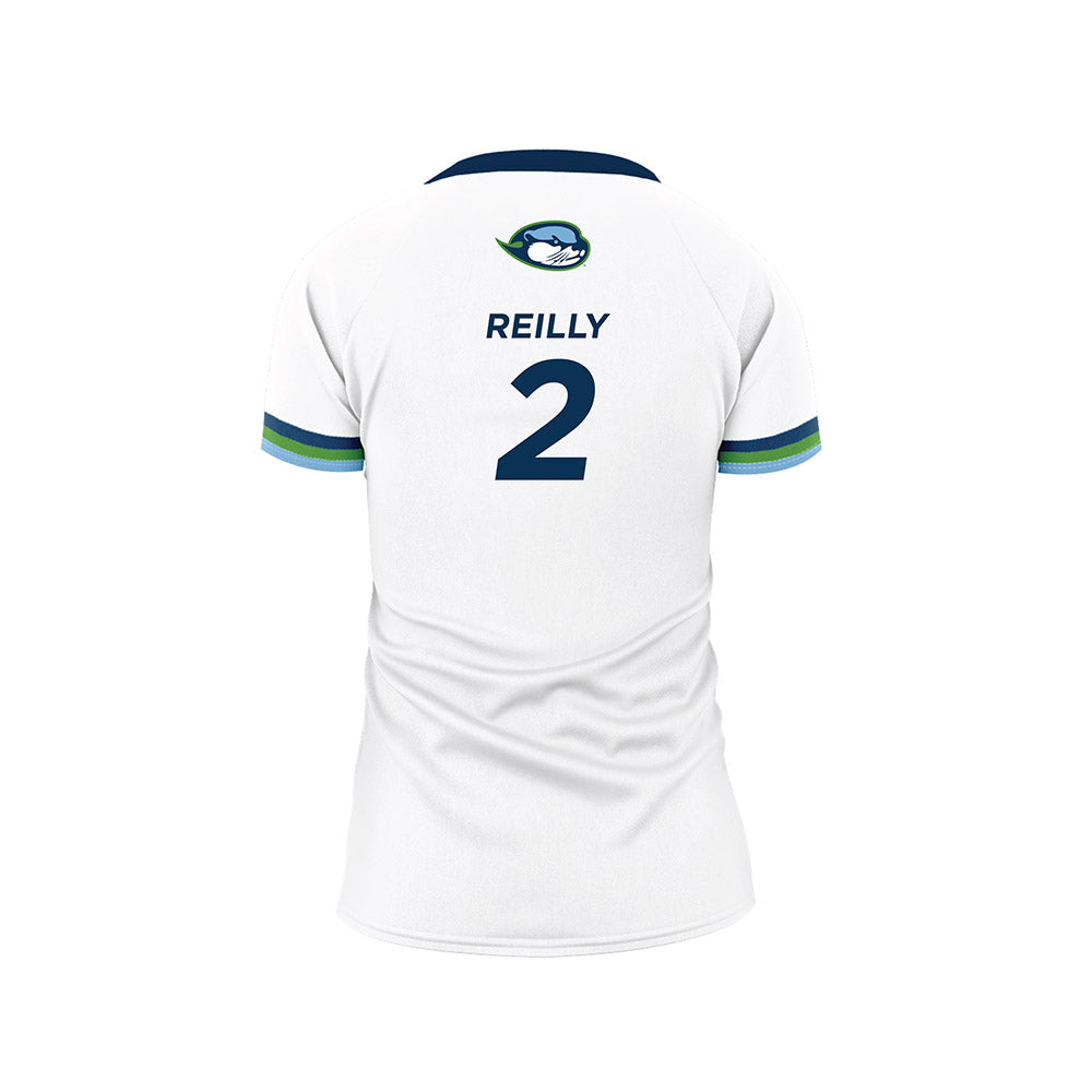 CSU Monterey Bay - NCAA Women's Volleyball : Rowan Reilly - White Volleyball Jersey-1