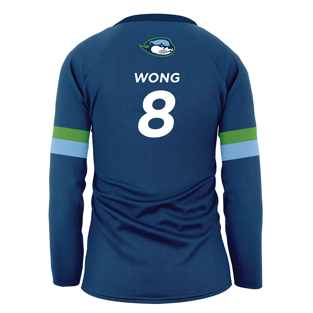 - NCAA Women's Volleyball : Natalie Wong - Navy Volleyball Jersey-1