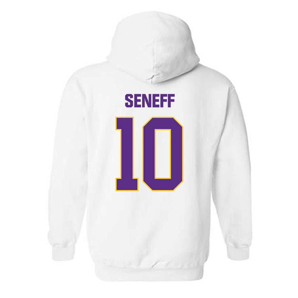 LSU - NCAA Beach Volleyball : Rachel Seneff - Classic Shersey Hooded Sweatshirt-1