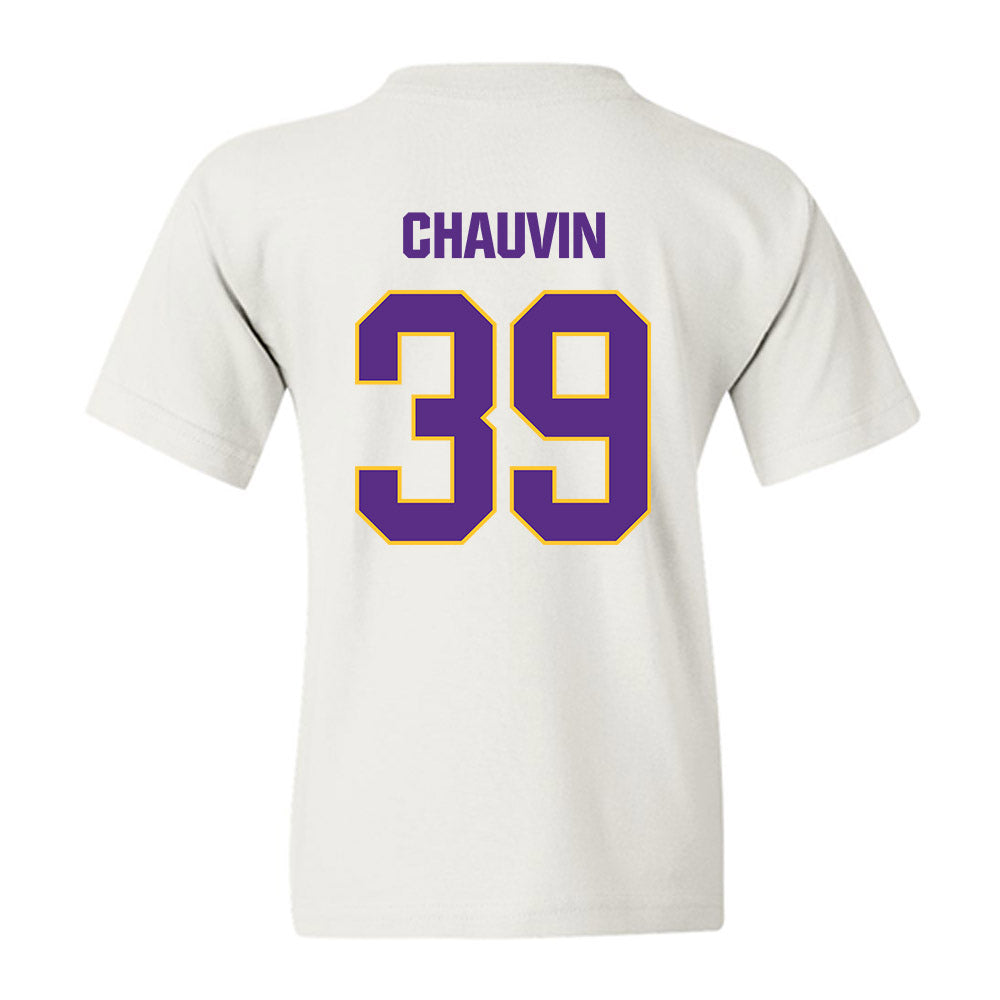 LSU - NCAA Football : Reid Chauvin - Classic Shersey Youth T-Shirt-1